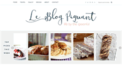 Desktop Screenshot of leblogpiquant.com
